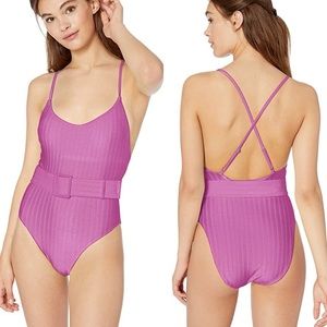 Bikini Lab Women's High Leg One Piece Swimsuit